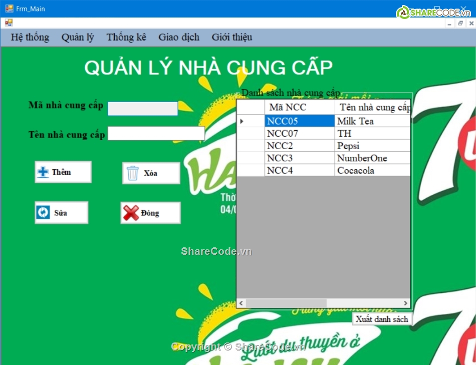 quản lý cửa hàng,C# 3 lớp,C# Quản lý của hàng,Code mô hình 3 lớp